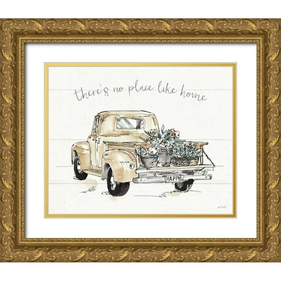 Tavoletti, Anne 18x15 Gold Ornate Wood Framed with Double Matting Museum Art Print Titled - Modern Farmhouse IX