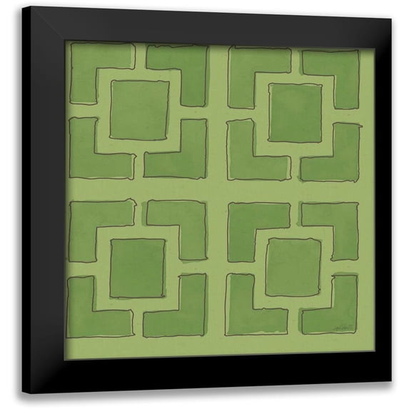 Tavoletti, Anne 20x20 Black Modern Framed Museum Art Print Titled - Fruit Stand Pattern IVD