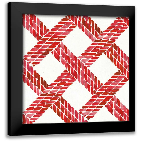 Tavoletti, Anne 20x20 Black Modern Framed Museum Art Print Titled - Seafood Shanty Step 01A