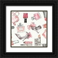 thumbnail image 1 of Tavoletti, Anne 20x20 Black Ornate Wood Framed with Double Matting Museum Art Print Titled - Chic Accents Pattern I, 1 of 4