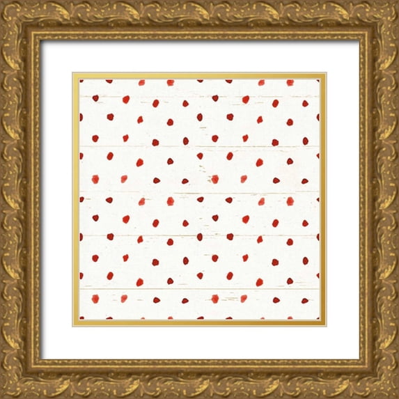 Tavoletti, Anne 20x20 Gold Ornate Wood Framed with Double Matting Museum Art Print Titled - Down on the Farm Step 06B