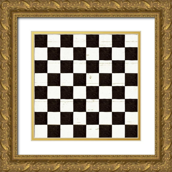 Tavoletti, Anne 20x20 Gold Ornate Wood Framed with Double Matting Museum Art Print Titled - Down on the Farm Step 07A