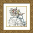 thumbnail image 1 of Tavoletti, Anne 20x20 Gold Ornate Wood Framed with Double Matting Museum Art Print Titled - Farmhouse Flea Market Bike II, 1 of 4
