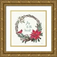 thumbnail image 1 of Tavoletti, Anne 20x20 Gold Ornate Wood Framed with Double Matting Museum Art Print Titled - Seasonal Charm V, 1 of 4