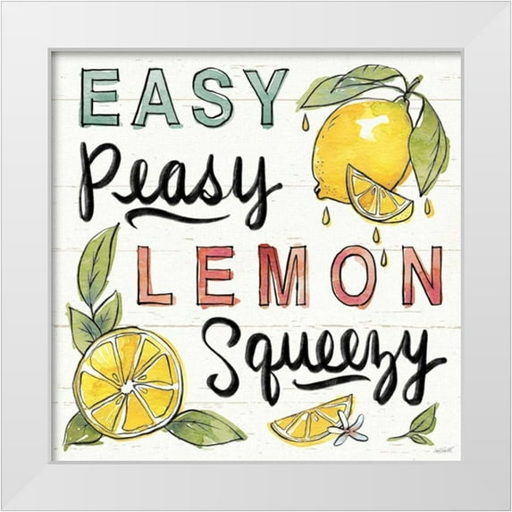 Tavoletti, Anne 20x20 White Modern Wood Framed Museum Art Print Titled - Lemonade Stand II