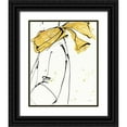 thumbnail image 1 of Tavoletti, Anne 20x24 Black Ornate Wood Framed with Double Matting Museum Art Print Titled - Fashion Strokes II, 1 of 4
