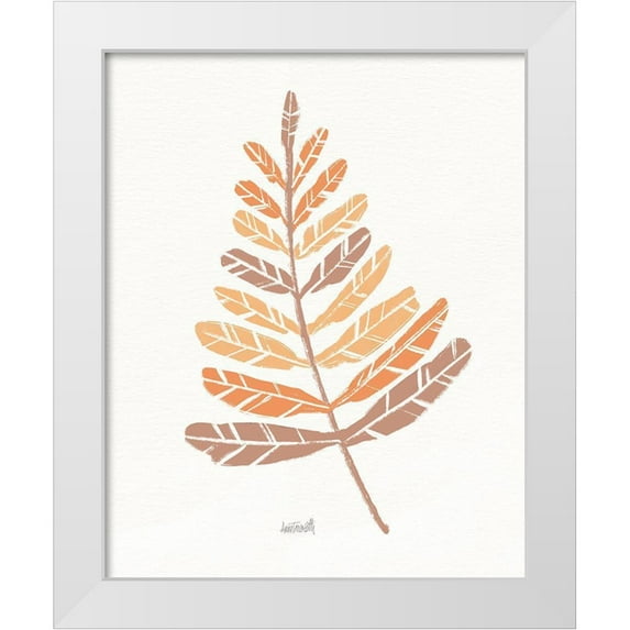 Tavoletti, Anne 20x24 White Modern Wood Framed Museum Art Print Titled - Botanical Sketches II Spice