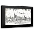thumbnail image 1 of Tavoletti, Anne 24x17 Black Modern Framed Museum Art Print Titled - Skyline Sketches VII, 1 of 5