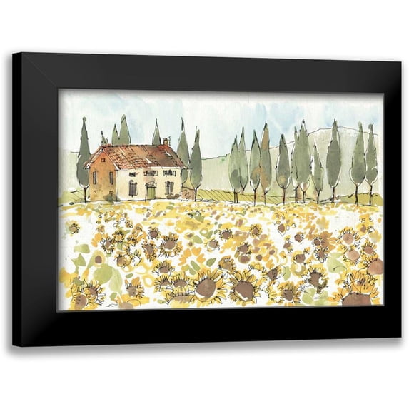 Tavoletti, Anne 24x17 Black Modern Framed Museum Art Print Titled - Tuscan Elegance I