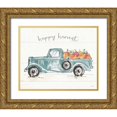 thumbnail image 1 of Tavoletti, Anne 24x20 Gold Ornate Wood Framed with Double Matting Museum Art Print Titled - Modern Farmhouse VIII Blue Truck, 1 of 4