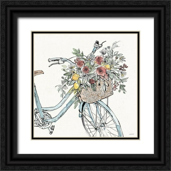 Tavoletti, Anne 26x26 Black Ornate Wood Framed with Double Matting Museum Art Print Titled - Farmhouse Flea Market XI