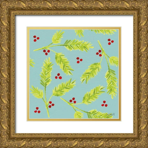 Tavoletti, Anne 26x26 Gold Ornate Wood Framed with Double Matting Museum Art Print Titled - Baked with Love Step 02C