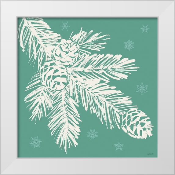 Tavoletti, Anne 26x26 White Modern Wood Framed Museum Art Print Titled - Seasonal Shades VI