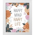 thumbnail image 1 of Tavoletti, Anne 26x32 White Modern Wood Framed Museum Art Print Titled - Happy Thoughts I, 1 of 4