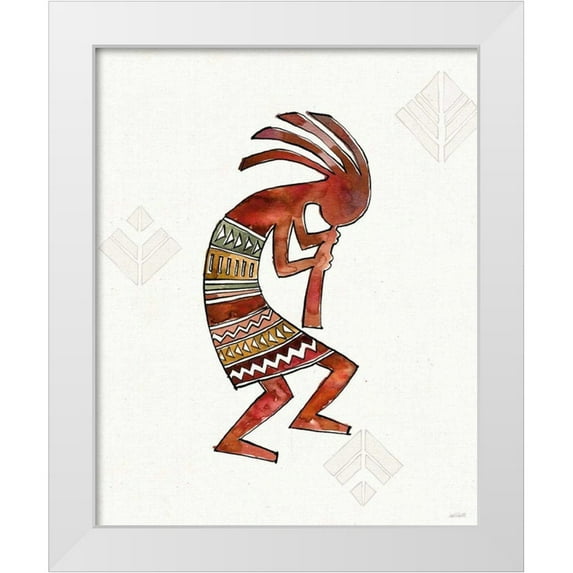 Tavoletti, Anne 26x32 White Modern Wood Framed Museum Art Print Titled - Southwest Flair II