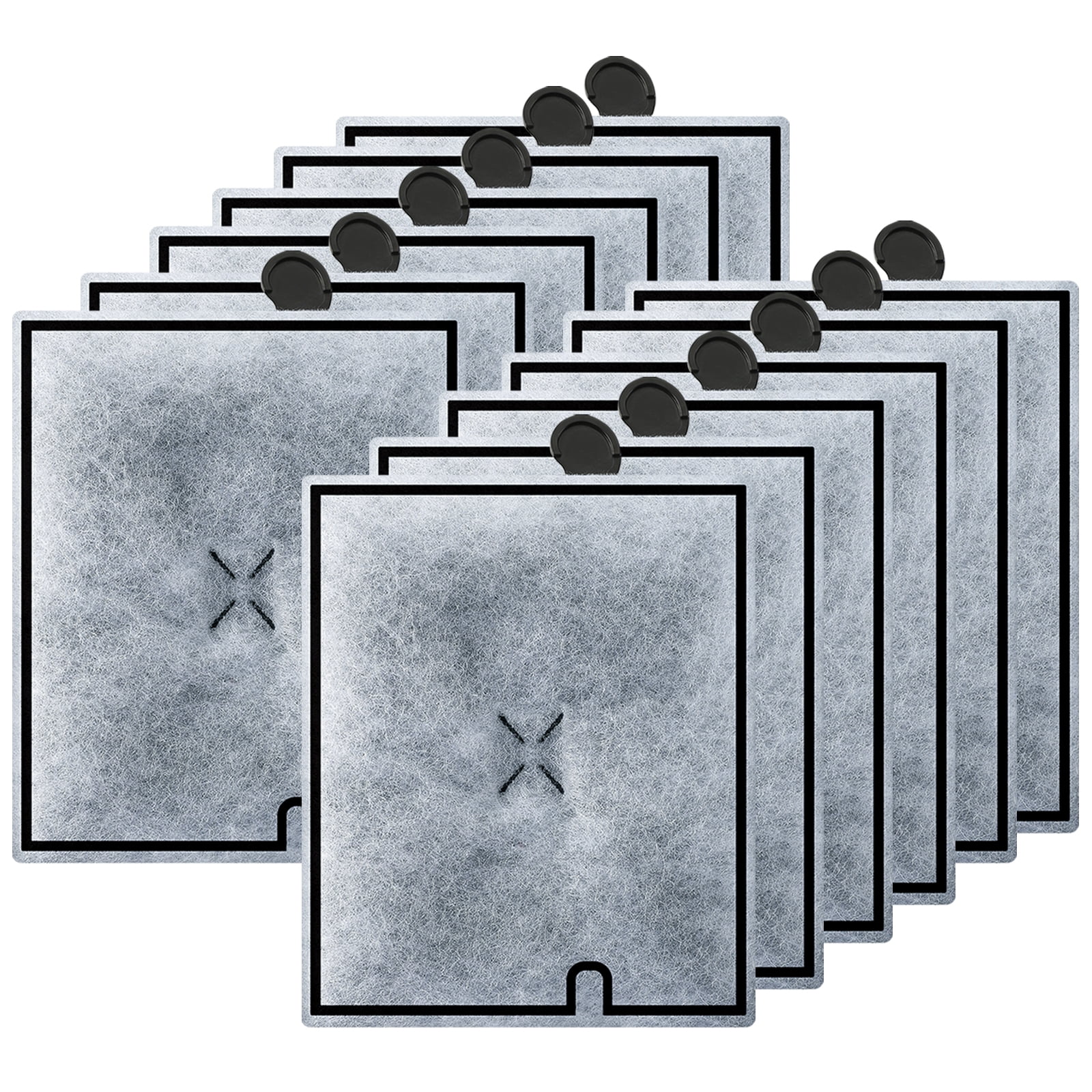 Tawatiler 12 Packs Large Filter Cartridges for Aqueon QuietFlow Power