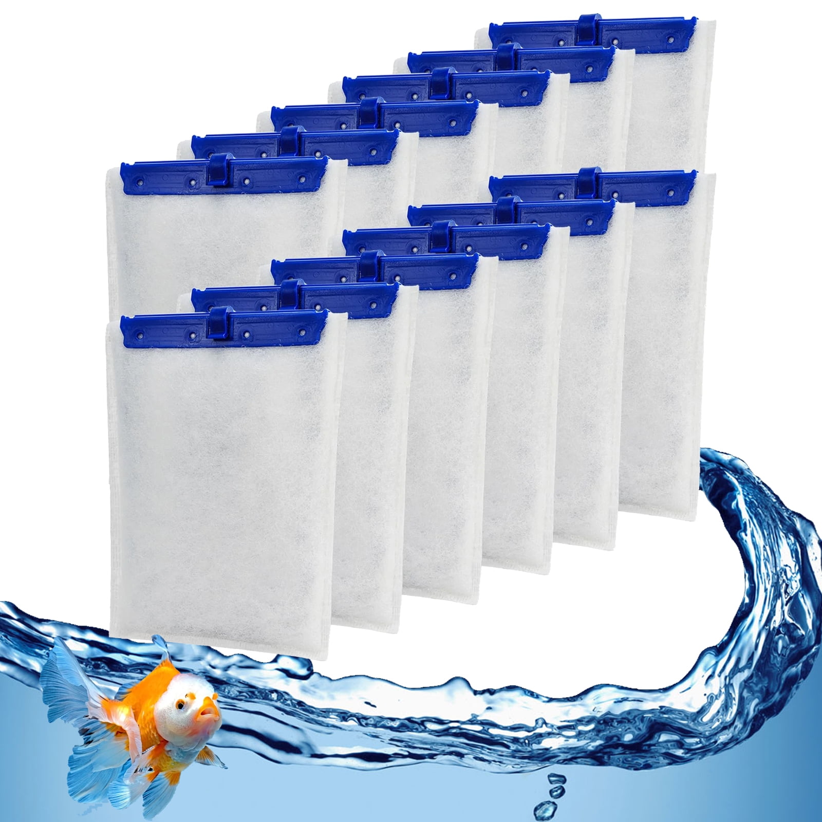Fish Tank Filter 16-Pack Large Aquarium Filter Cartridges Fits