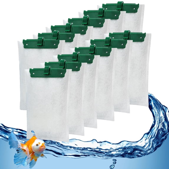 Tawatiler 12 Packs Medium Replacement Filter Cartridges for Tetra Whisper Bio-Bag Filters 10i PF10