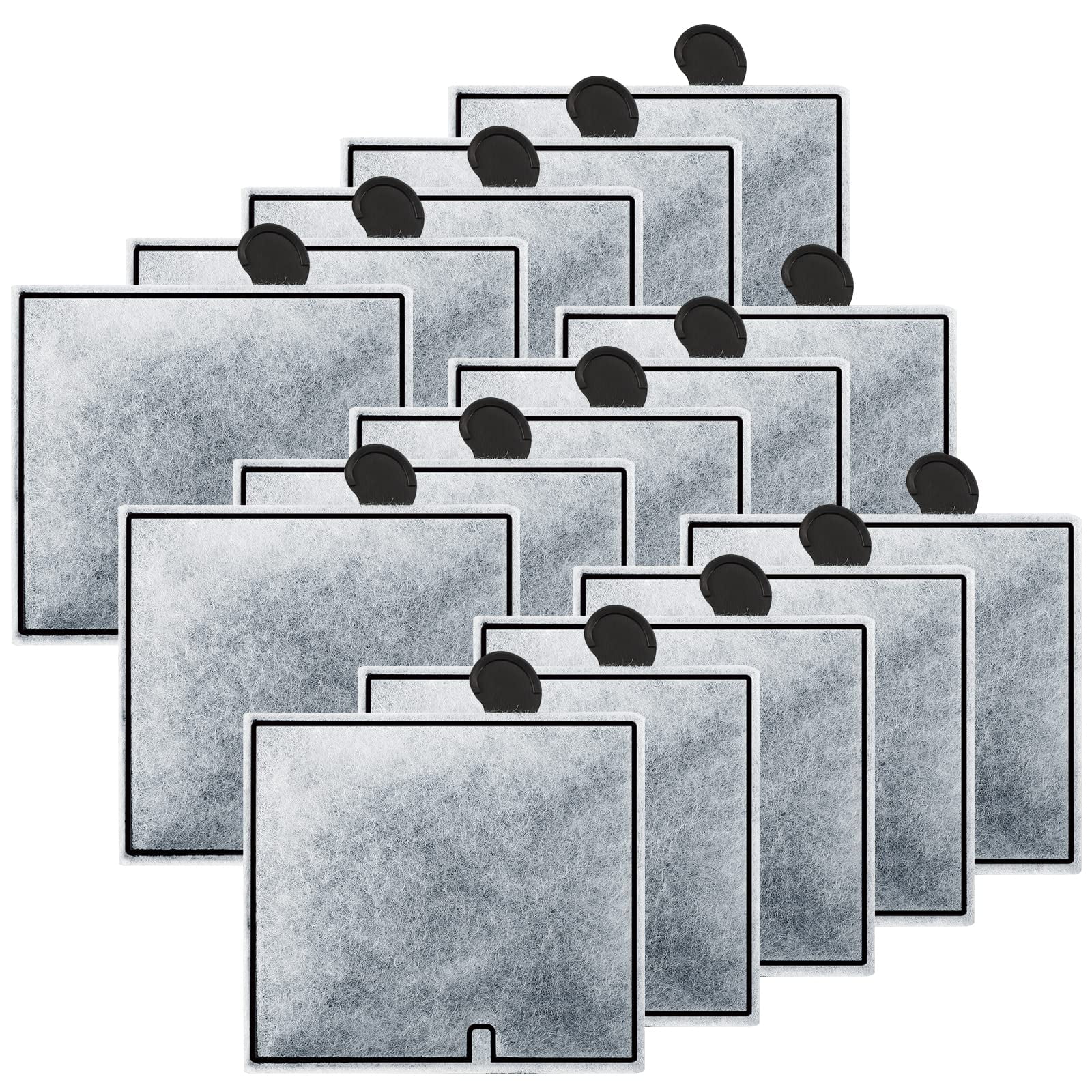 Tawatiler 15 Packs Medium Filter Cartridges for Aqueon QuietFlow LED PRO Power Filter Size 10