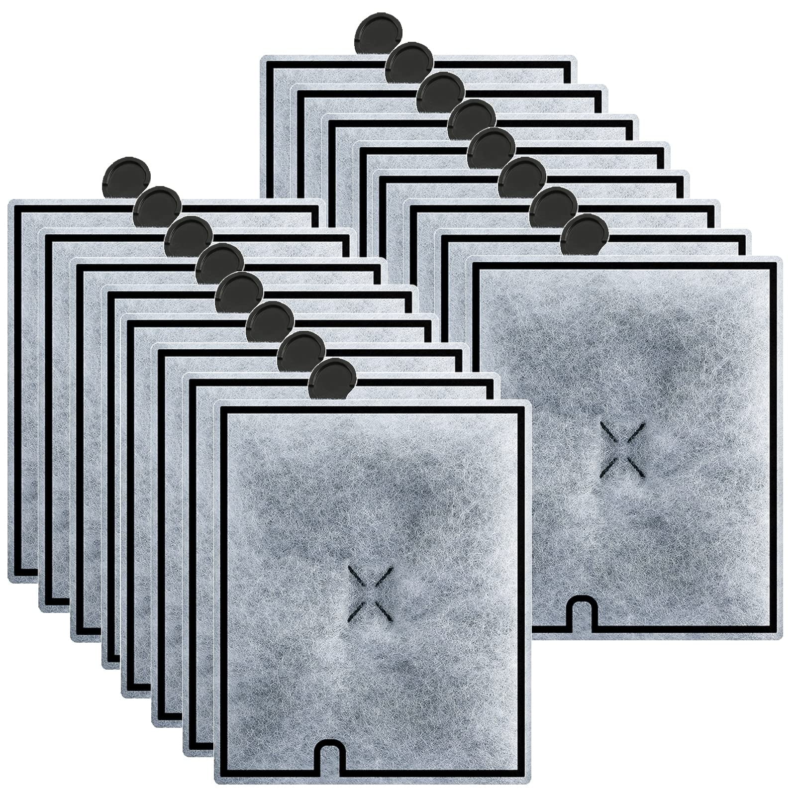 Tawatiler 16 Packs Large Filter Cartridges for Aqueon QuietFlow Power