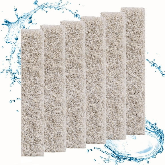 Tawatiler 6 Count Ammonia Reducer Filter Pads for Aqueon QuietFlow LED PRO Model 30 and 50