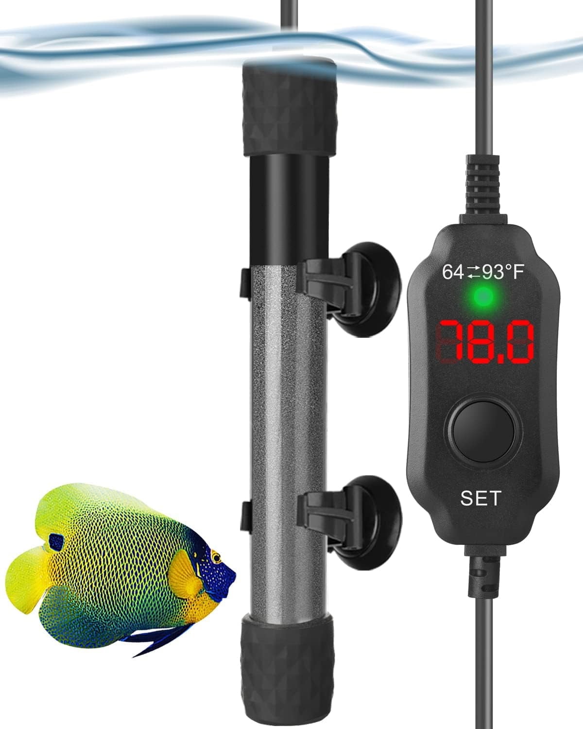 Tawatiler Aquarium Heater 200W, Submersible Fish Tank Heater Super ...