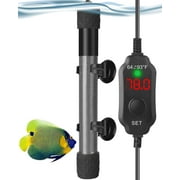 Tawatiler Aquarium Heater 300W, Submersible Fish Tank Heater Super Short Aquarium Heater with LED Digital Display Thermostat for Freshwater and Saltwater Tank 40-60 Gallons
