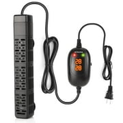 Tawatiler Aquarium Heater, 50W/100W/200W/300W/500W Submersible Fish Tank Heater with Over-Temperature Protection and Automatic Power-Off When Leaving Water for Saltwater and Freshwater
