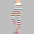 thumbnail image 1 of Tawop Athletic Leggings Womens Yoga Pants Plus Size Strechy Tight Casual Printed Brown M, 1 of 4