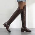 thumbnail image 1 of Tawop Boots for Women Knee High Low Heel Winter Fall Boots, 1 of 5