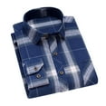 thumbnail image 1 of Tawop Men's Shirts Button Up Shirt Men Plaid Casual Long Sleeve Shirts ,Size XL, 1 of 4