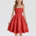 thumbnail image 1 of Tawop Children's Summer Solid Color Silk Camisole Dress, 1 of 7
