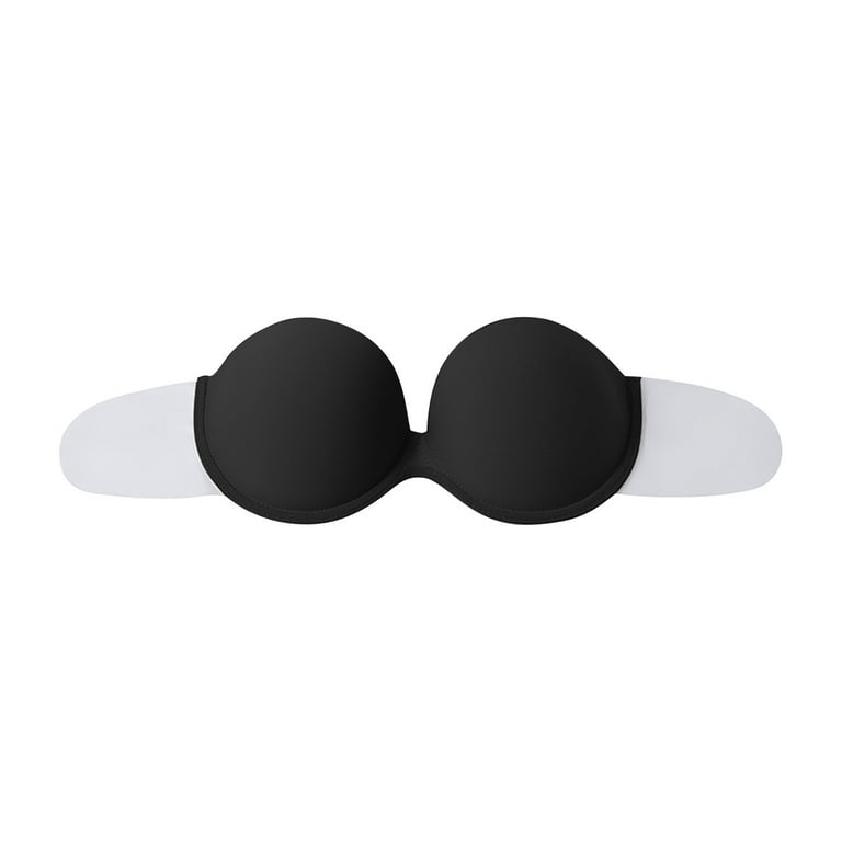 Tawop Front Closure Bras for Women Plus Size Ladies Strapless Gathering  Invisible Bra Glossy Breast Stickers Seamless Bra Silicone Underwear Women  Thong Panties 