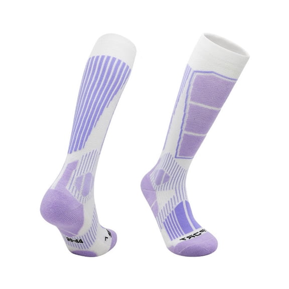 Tawop Compression Socks for Women Winter Boarding Climbing Skiing Socks Thickened Keep Warm Middle Cylinder Socks M