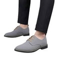 thumbnail image 1 of Tawop Dress Shoes Men Faux Leather Casual Suede Gray Size:11, 1 of 7