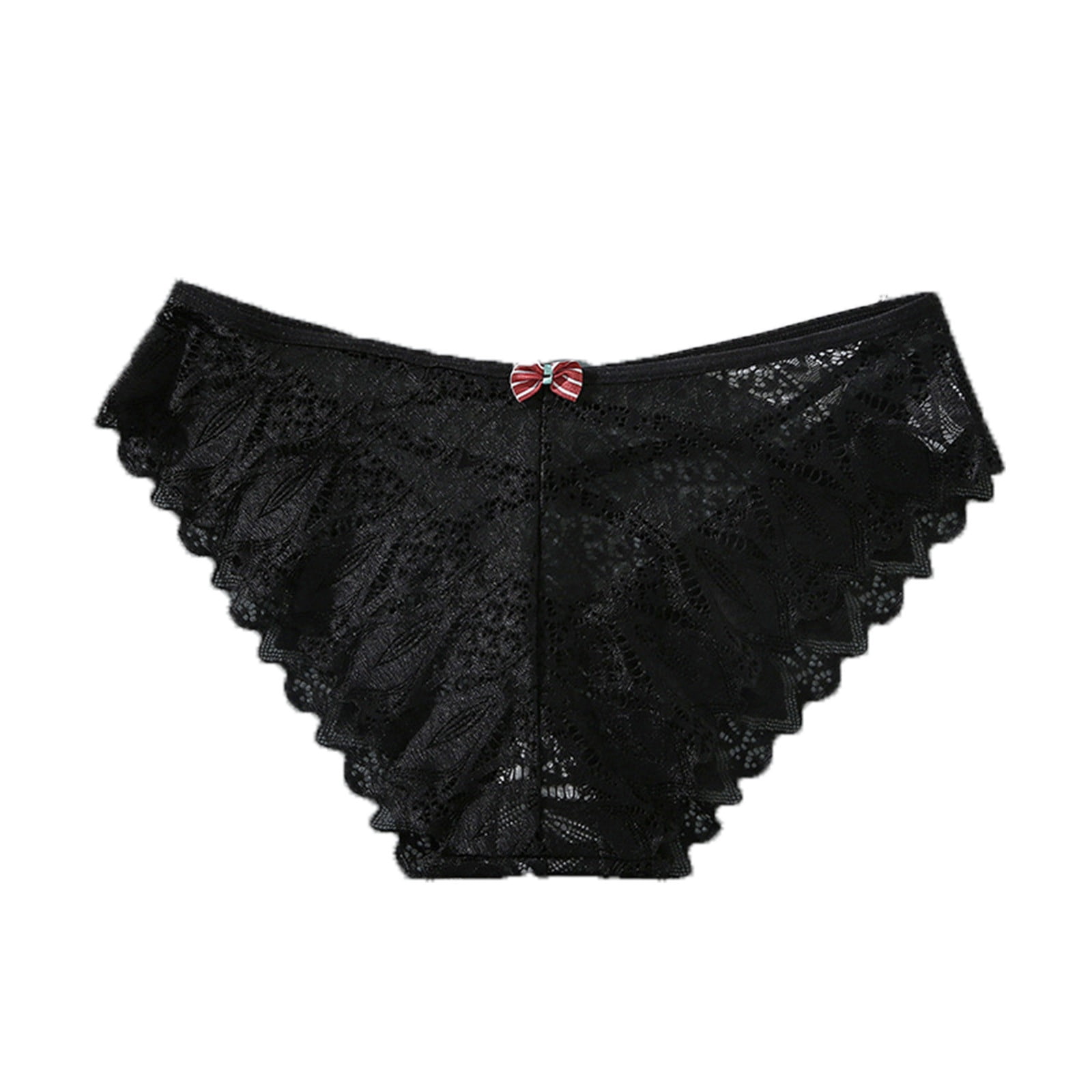 Tawop Edible Underwear for Women Women'S Sexy Underwear: Pure Cotton  Crotch, Middle Waist, Lace, Non Marking, Belly Tightening, Cross Binding  Fashionable Briefs 
