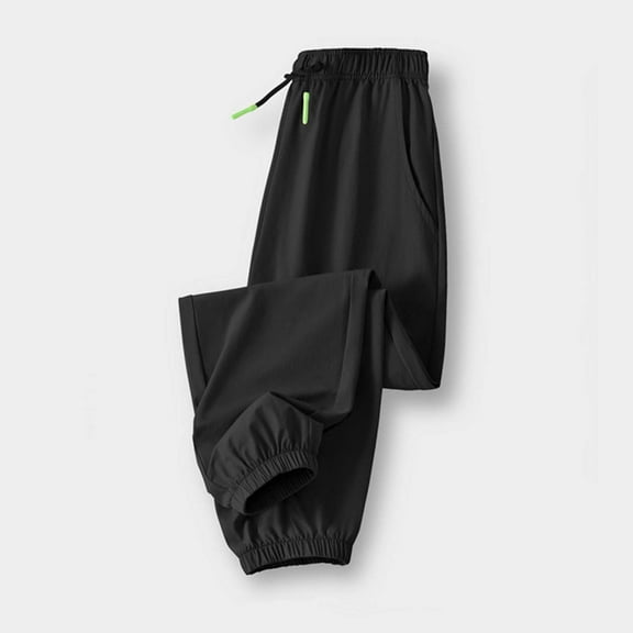 Tawop Girls Pants Boys' and Girls' Casual Solid Color Loose Drawstring Sports Breathable Thin Leg Binding Mosquito Proof Long Pants