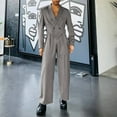 thumbnail image 1 of Tawop Jackets for Men Blazers Long Sleeve Hoodless Pockets Casual Solid Sets Mens Clothes,Gray,S, 1 of 6