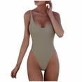 thumbnail image 1 of Tawop Lime Green Bathing Suits For Women Fashion Women Sexy One Piece Bikini Swimsuit Green Size 4, 1 of 5