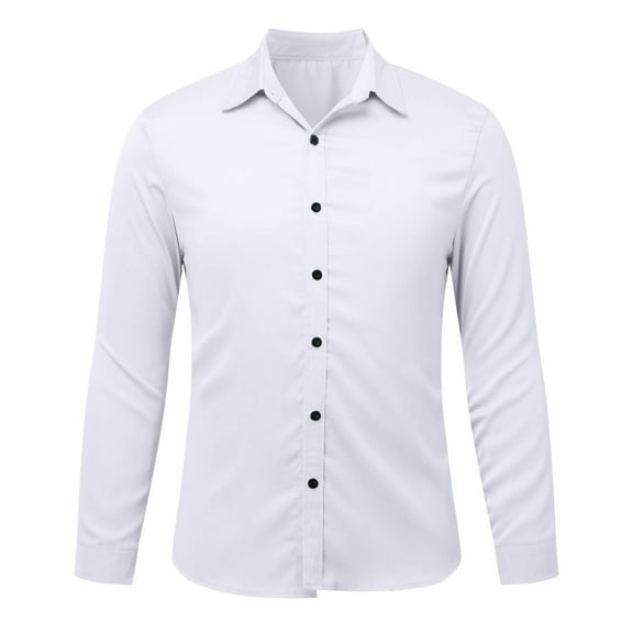 Tawop Men Shirts Business Casual Long Sleeve Shirts Dress Shirts ,Size XL
