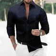 thumbnail image 1 of Tawop Men Shirts Casual Long Sleeve Shirts Button-Up Shirts ,Size M, 1 of 6