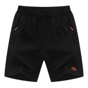 Tawop Mens Cargo Shorts Athletic Casual Summer Trendy Orange Xl