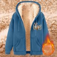 thumbnail image 1 of Tawop Mens Jacket Sweatshirt Long Sleeve Fleece Zip Casual Printed Solid Mens Gift,Light Blue,L, 1 of 4
