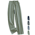 thumbnail image 1 of Tawop Pajama Pants for Men Sleepwear Mens Plaid Pajama Pants Loungewear Wide Leg Pajamas with Drawstring Loose Men Pajama Pants Home Inside Leisure Pj, 1 of 5