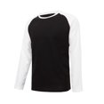 thumbnail image 1 of Tawop Mens Shirt Crew Neck Long Sleeve Waffle Casual Black L, 1 of 7