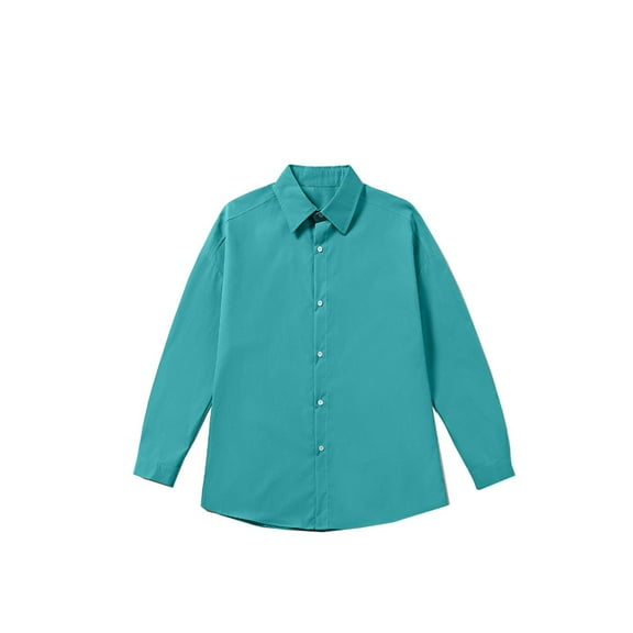 Tawop Mens Shirts Long Sleeve Work Shirts Button-Up Shirts ,Size 2XL