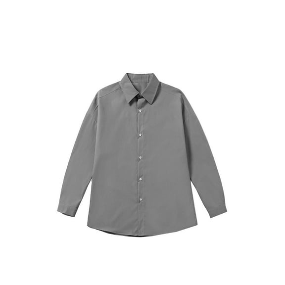 Tawop Mens Shirts Work Long Sleeve Shirts Button-Up Shirts ,Size L