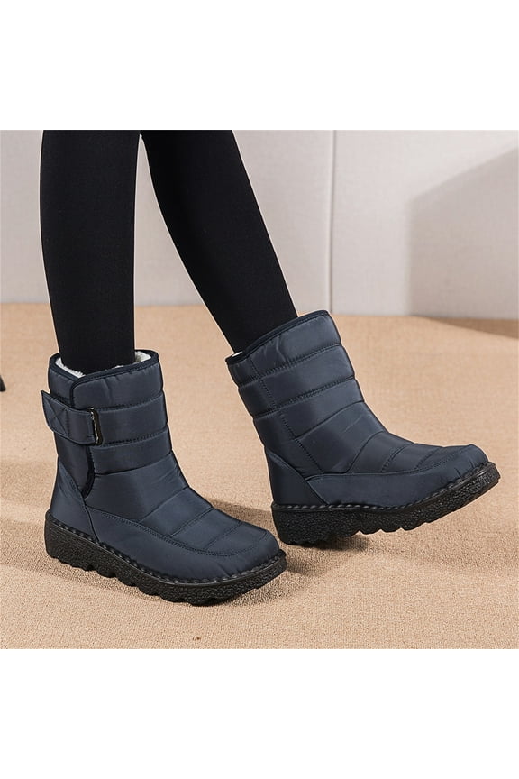 Moon Boots,2022winter New Cotton Shoes Snow Waterproof High-Top Non-Slip Boots Boots For Women Women Boots