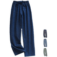 thumbnail image 1 of Tawop Pajama Pants for Men Plaid Loungewear Wide Leg Drawstring Loose Mens Pj Pants Home Inside Leisure Mens Pants, 1 of 5
