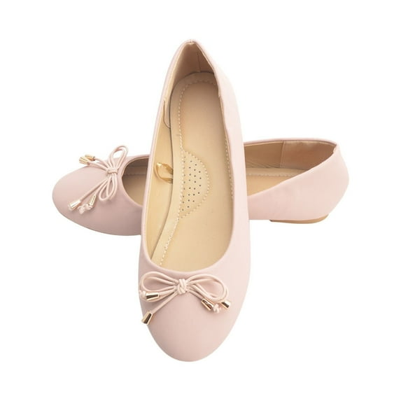 Tawop Shoes Women Pink Shoes Women Comfort Flat Round Toe Size 6.5